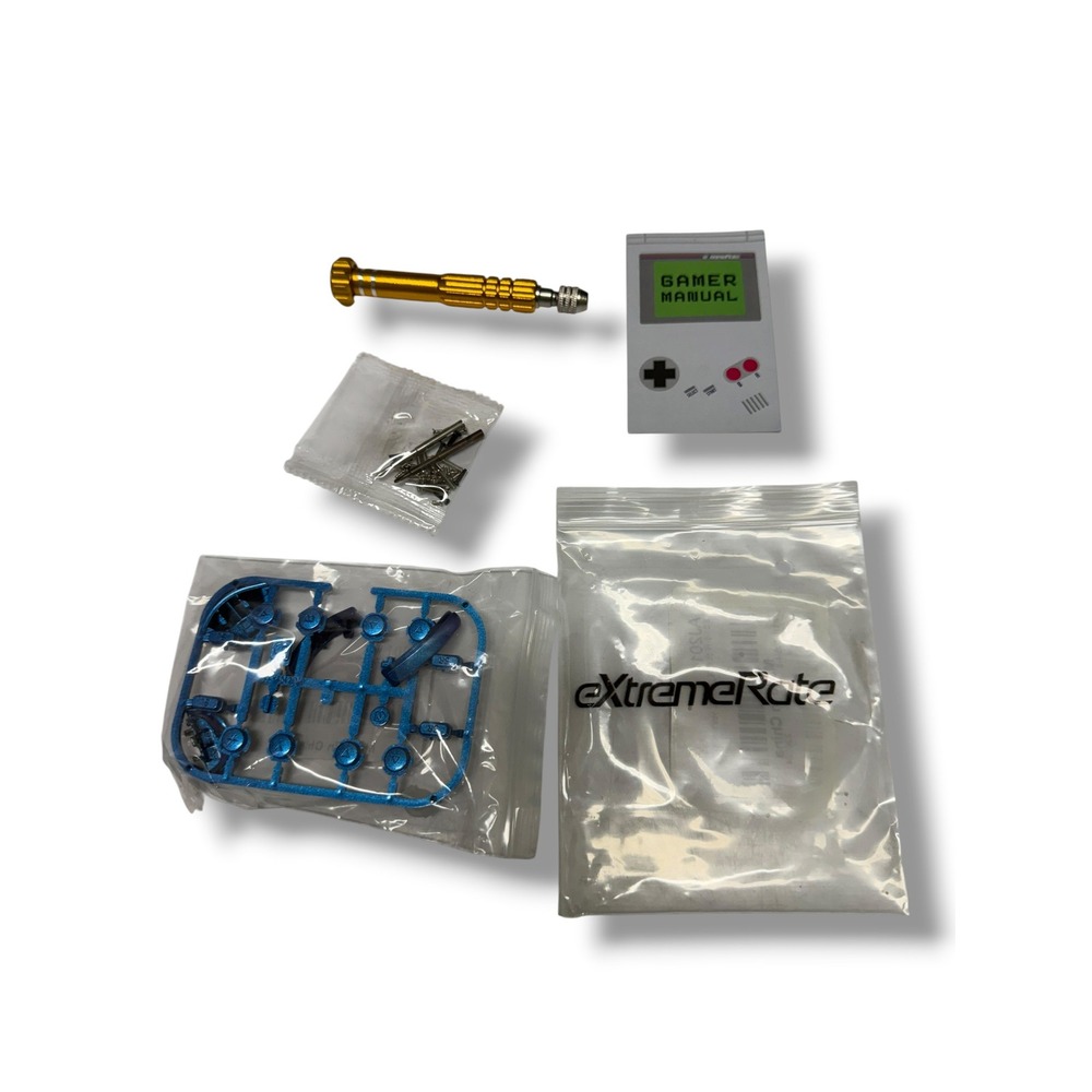 eXtremeRate‎ Nintendo Switch OLED Joy-Con Replacement Button Kit Metallic Blue